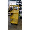Image 2 : 4 TIER YELLOW CART