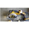 Image 3 : DEWALT 20V VORDLESS TOOL SET WITH CIRCULAR SDAW, IMPACT GUN AND DRILL, WITH 2 4AH BATTERIES, ONE 2AH