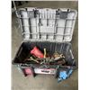 Image 1 : HUSKY 22 INCH EXTYA WIDE TOOLBOX WITH ASSORTED HAND TOOLS