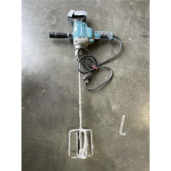 MAKITA 1/2 INCH MIXING DRILL WITH PADDLE, TESTED WORKING