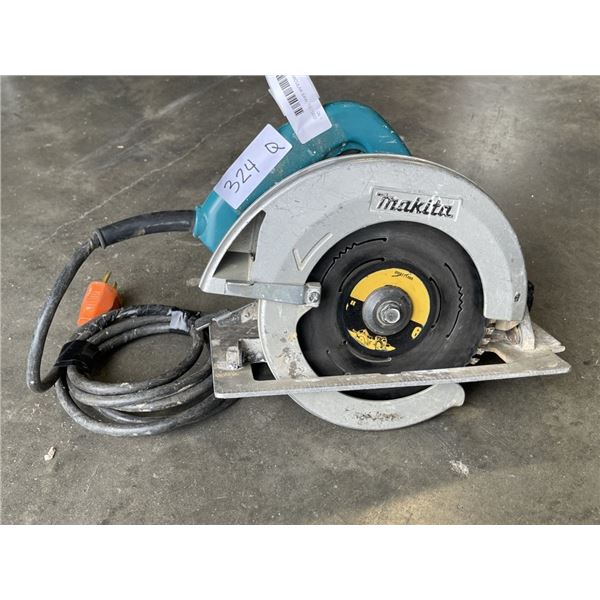 MAKITA 7-1/4 INCH CIRCULAR SAW, TETSED WORKING