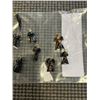Image 2 : 11 VINTAGE GENUINE BLACK CORAL HAND CARVED PENDANTS