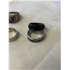 Image 2 : 4 MENS STAMPED RINGS