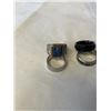 Image 3 : 4 MENS STAMPED RINGS