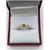 Image 1 : 10KT YELLOW GOLD NATURAL DIAMOND (0.34CT) RING, SIZE 5.75, W/A $1940.00. DIAMOND IS THE BIRTHSTONE F