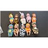 Image 3 : NEW 10PCS MINI YOUNGSTERS'S DOLLS, 4-INCH REALISTIC ANIMAL COSTUME DOLLS