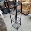 Image 2 : NEW 4 TIER METAL SHELF 14 INCH BY 14 INCH BY 45 INCH
