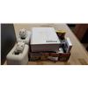 Image 2 : TRAY OF ASSORTED ELECTRONICS INCLUDING HANDET, CAR MOUNT AND TV SOUND TRANSMITTER KIT