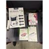 Image 1 : ABOX ORAL IRRIGATOR, 2 WIRELESS CHARGERS AND BOX OF VITAMIN C TABLETS
