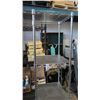 Image 2 : 73 INCH TALL WIRE RACK SEHLVING, 14 IN CH X 14 INCH SQAURE