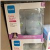 Image 2 : LOT OF NEW MAM BABY BOTTLES AND SIPPY CUPS (4) SETS OF 5 OZ BOTTLES, (3) SETS OF 9OZ BOTTLES  AND (2