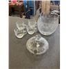 Image 2 : CROWN DUCAL PITCHER, , ROYAL WINTON VASE AND ANTIQUE FRENCH ICE BUCKET WITH GLASSES
