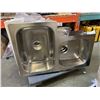 Image 1 : NEW DOUBLE STAINLESS STEEL SINK