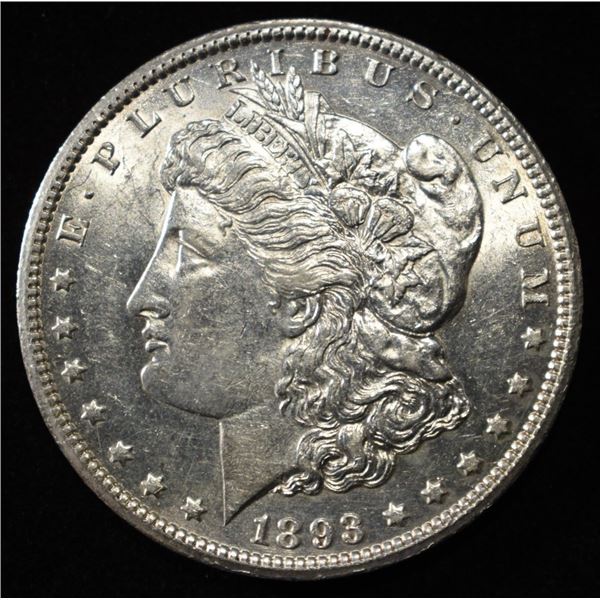 1893-CC MORGAN DOLLAR BU