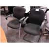 Image 1 : 2 Black Client Chairs