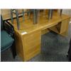 Image 1 : Maple Executive Desk C/w 4 Bookshelves
