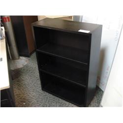 Black 4ft Bookshelf And Pedestal