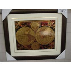 Framed Print "globe"