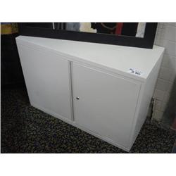 Beige 2 Door Storage Cabinet
