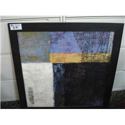 Large Framed Modern Style Print