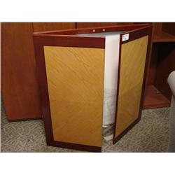 Cherry Inlayed Wall Mount Conference Board