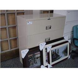 Steelcase 4 Drawer Lateral File Cabinet