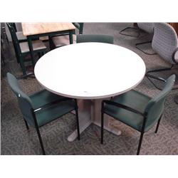 Grey Conference Table C/w 3 Chairs