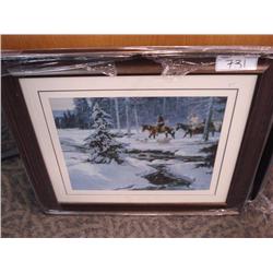 Framed Print "scouting Party"