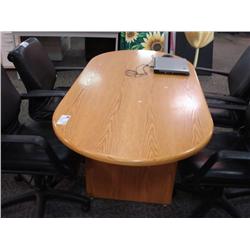 Oak Boardroom Table