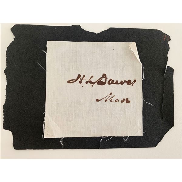 HL Davever signature cut