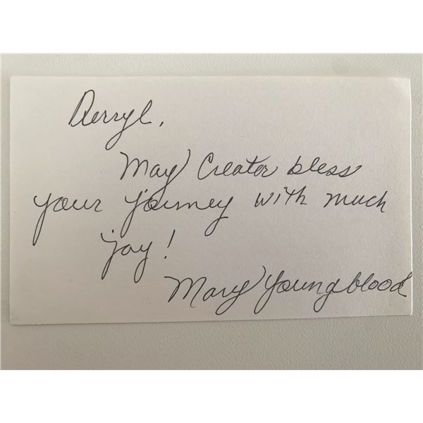 Mary Youngblood original signature