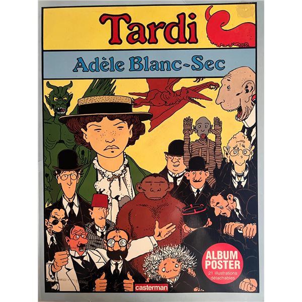 Tardi Adele Blanc-Sec poster book. 12x15 inches