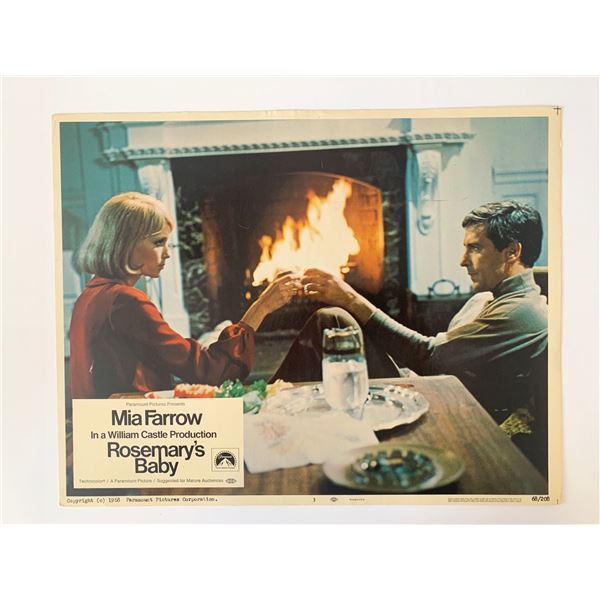 Rosemary's Baby original 1968 vintage lobby card