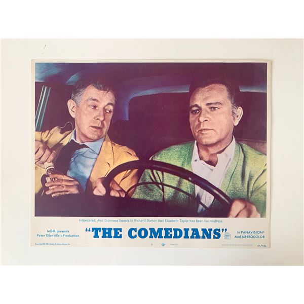 The Comedians original 1967 vintage lobby card