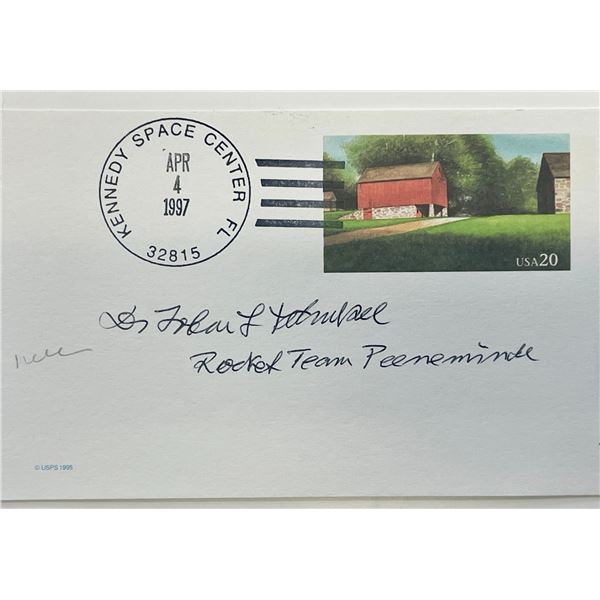 Dr. T. Schinkel autograph note