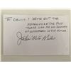 Image 1 : John "Mule" Miles original signature