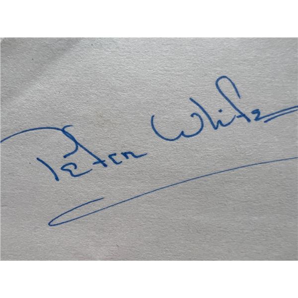 Peter White original signature