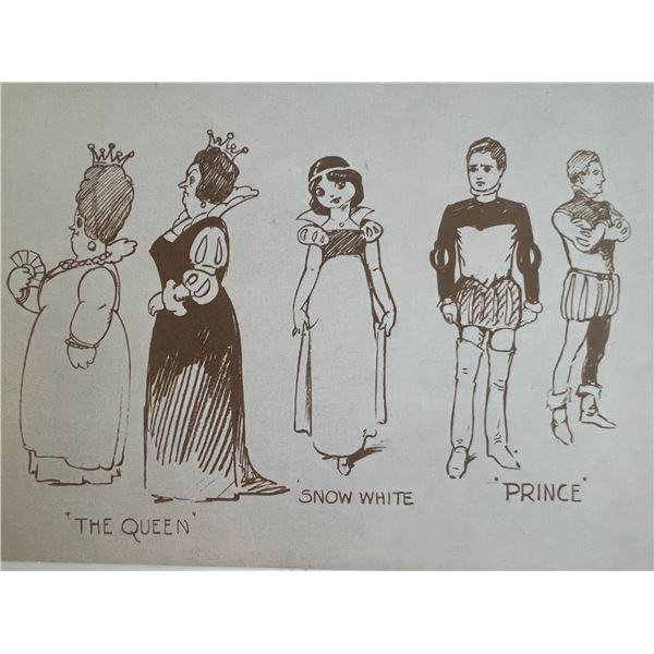 Snow White unsigned postcard