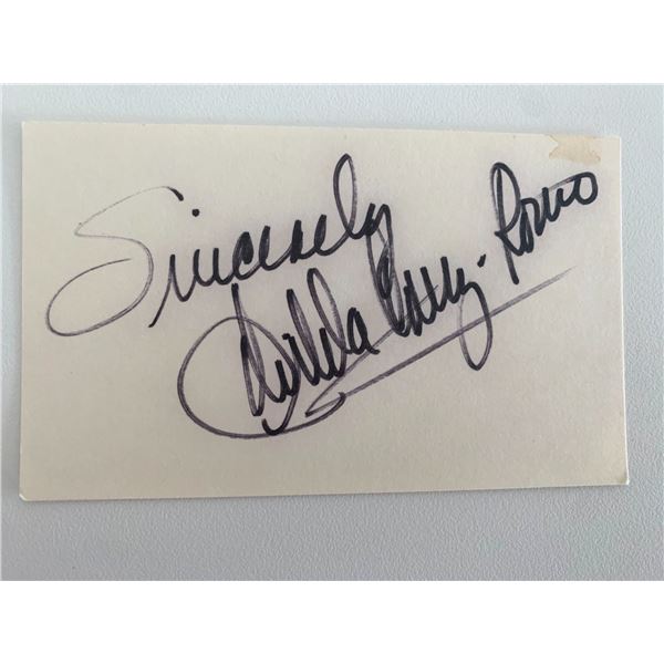 Gilda Cruz-Romo original signature