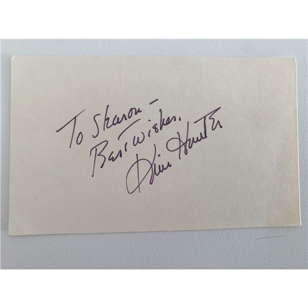 Kim Hunter original signature