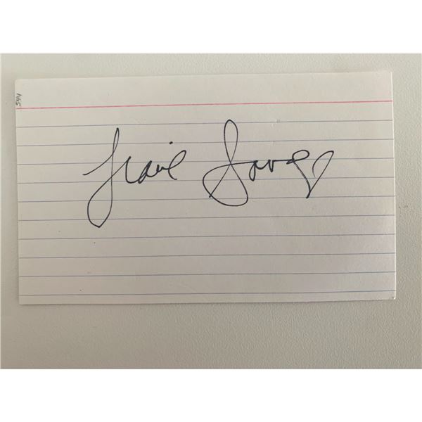 Tracie Savage original signature