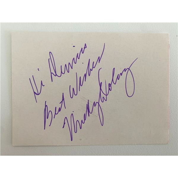The Monkees Mickey Dolenz original signature