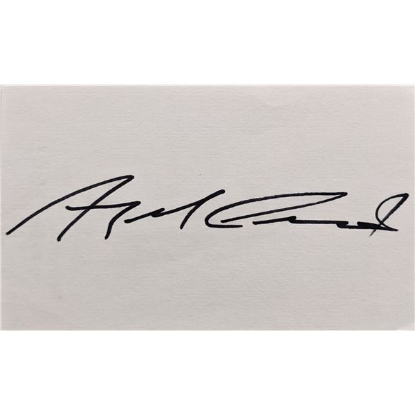 Jockey Angel Cordero Jr. original signature