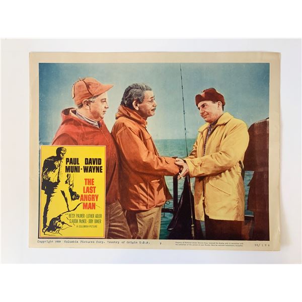 The Last Angry Man original 1959 vintage lobby card