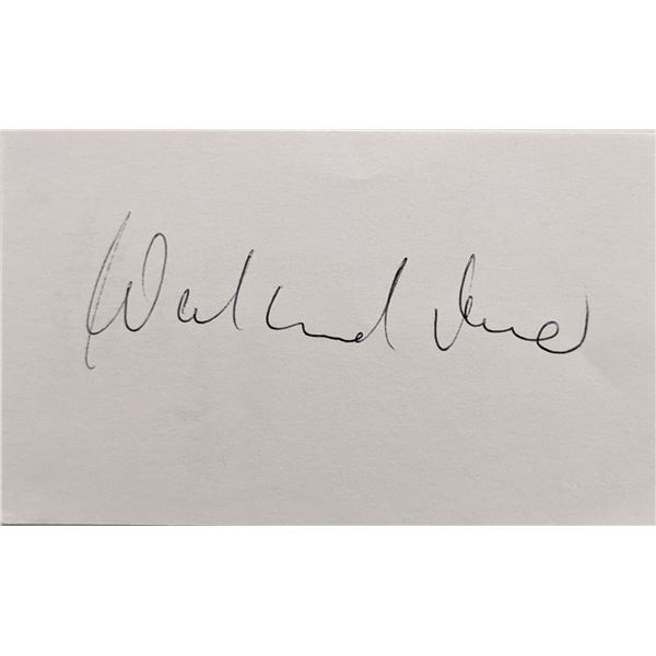 Opera singer Waltraud Meier original signature