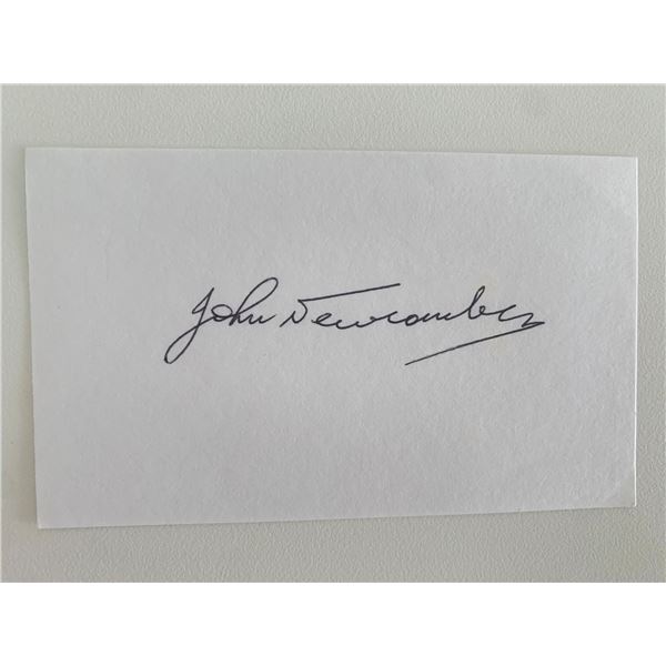 Australian Tennis Star John Newcombe original signature