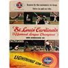 Image 1 : St Louis Cardinals 1969 scorecard. 8x11 inches