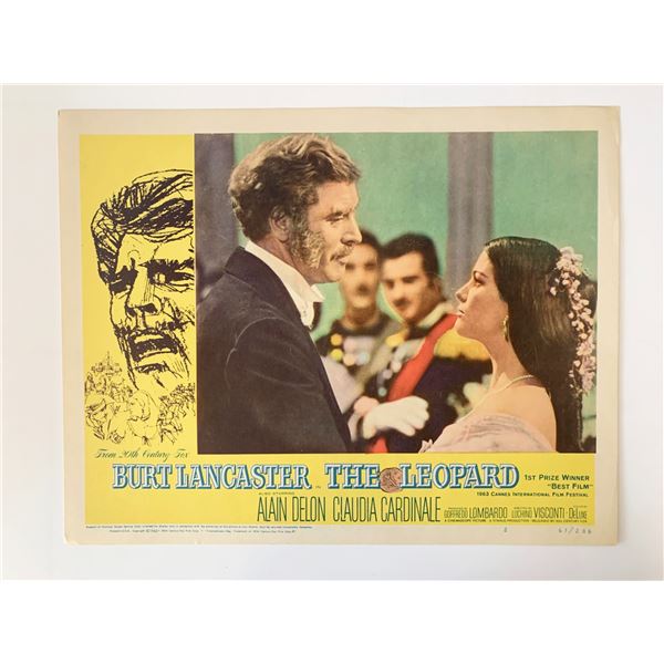 The Leopard original 1963 vintage lobby card
