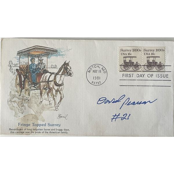 NASCAR race driver David Pearson signed cover