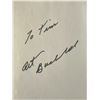 Image 1 : Washington Post Columnist Arth Buchwald autograph note